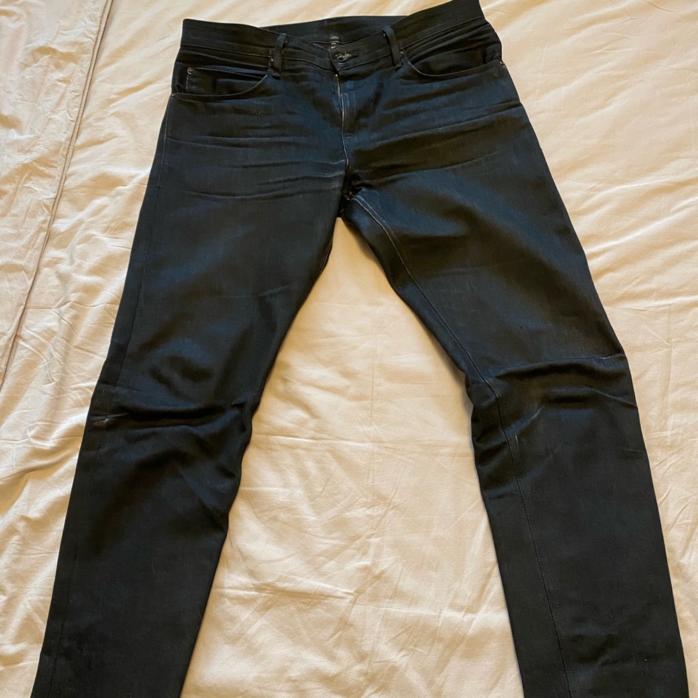 Freenote Avila Slim Taper black raw selvedge jeans